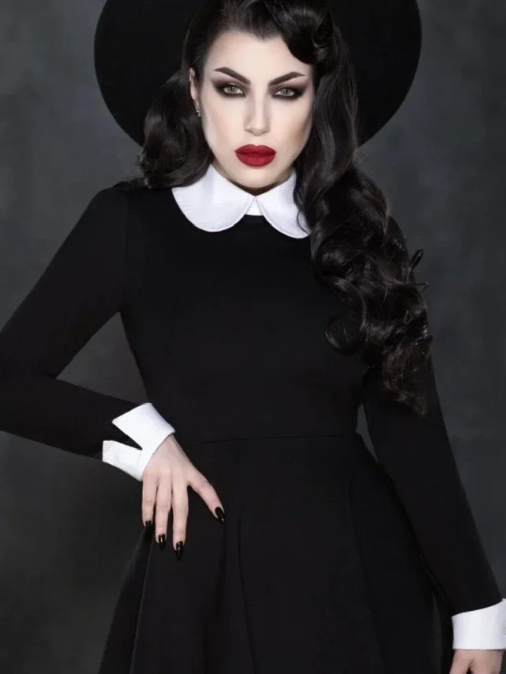 NWT KATAKOMB Wednesday Addams Dress